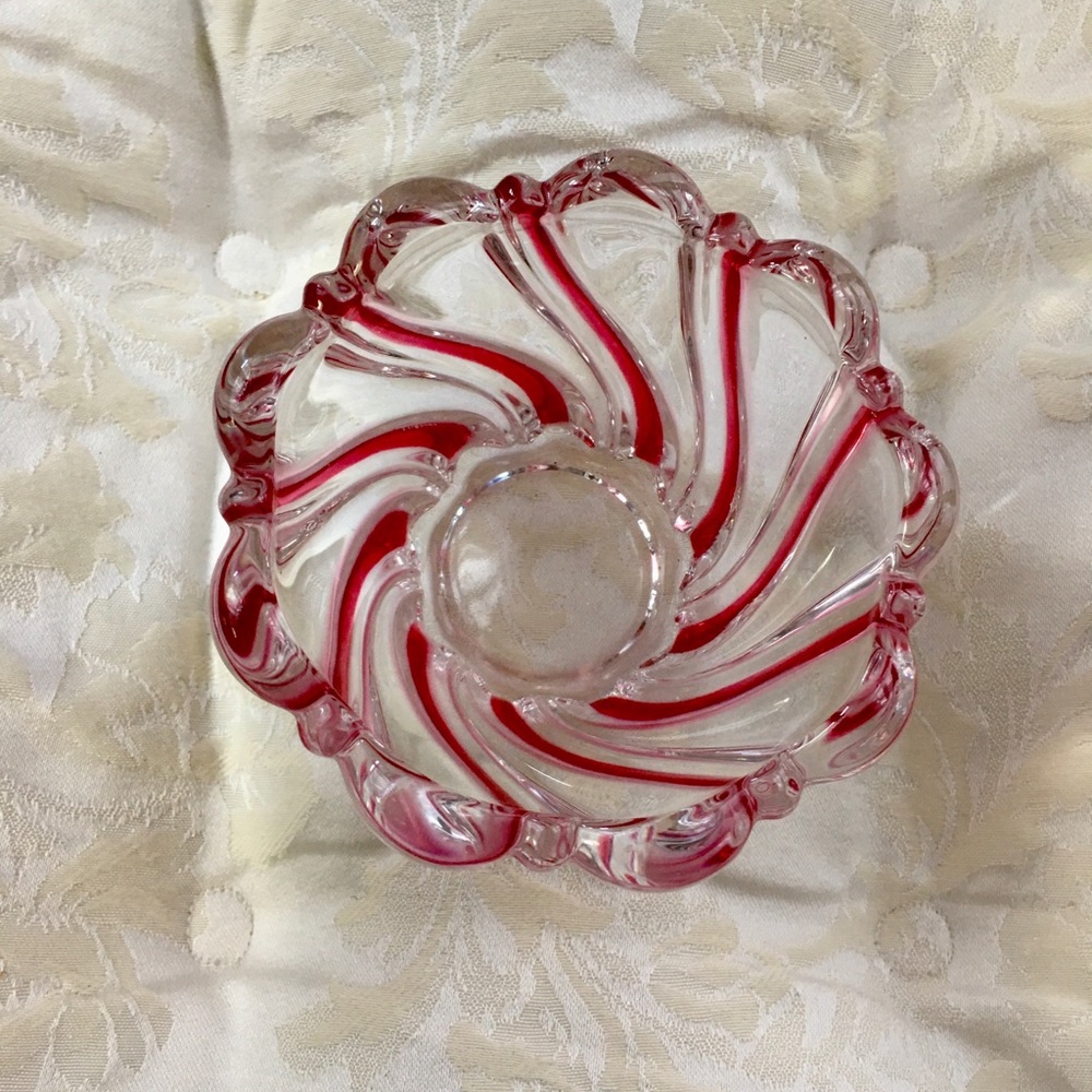 3/$20 Peppermint Twist Candy Dish or Candle holder